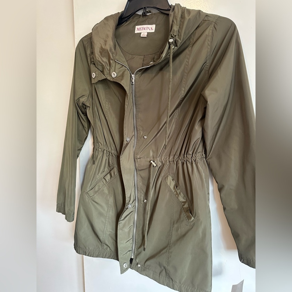 Merona Khaki Utility Jacket with Hood - Picture 5 of 7